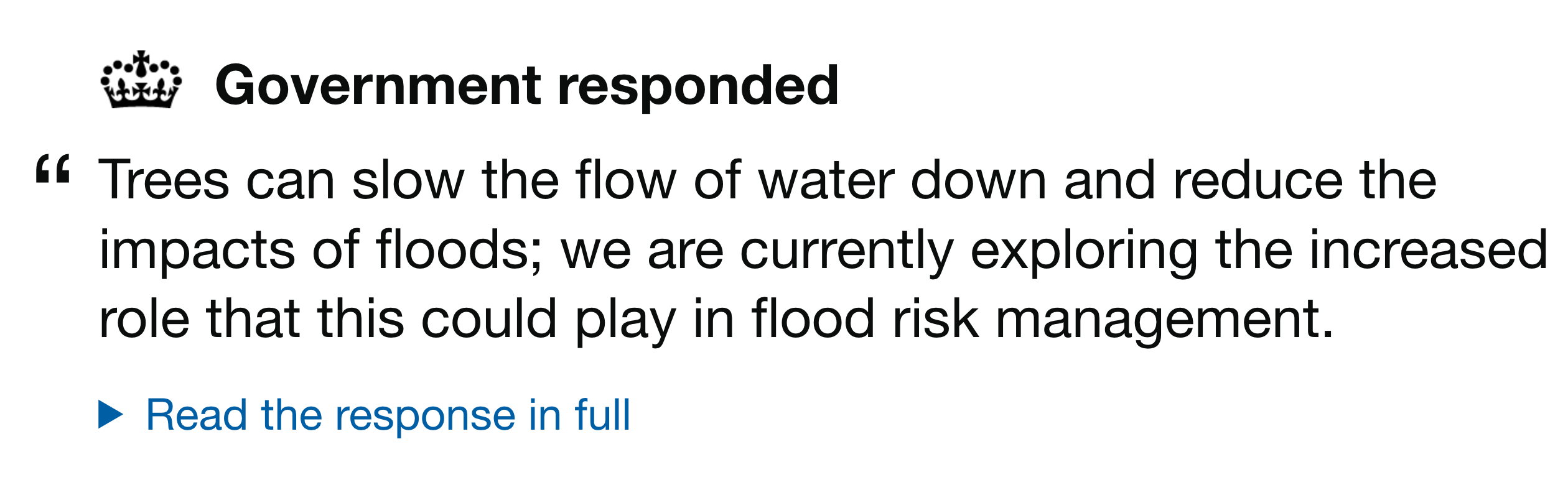 Flooding petition banner