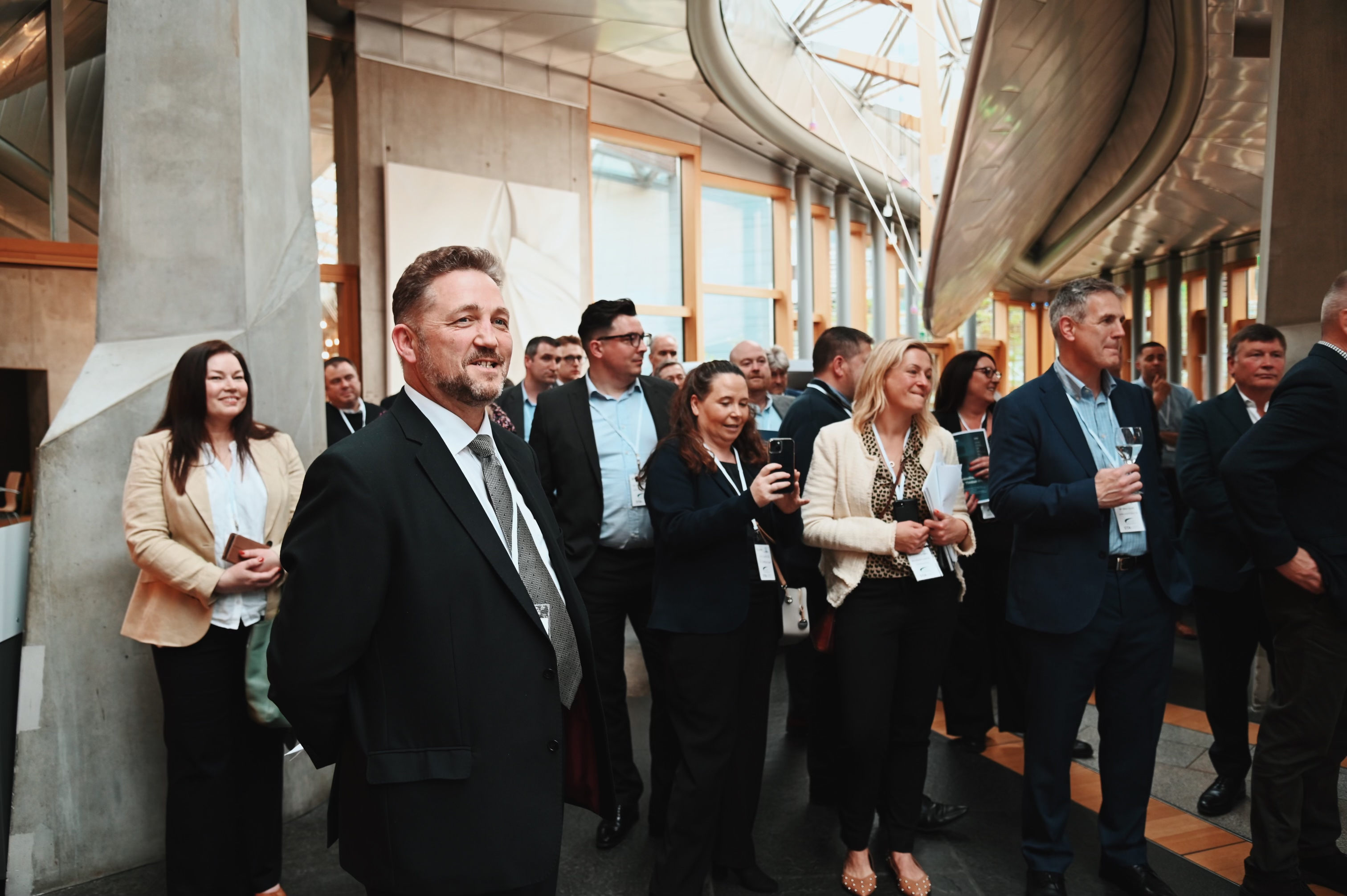 Alex Goodfellow, Donaldson Group, and other attendees