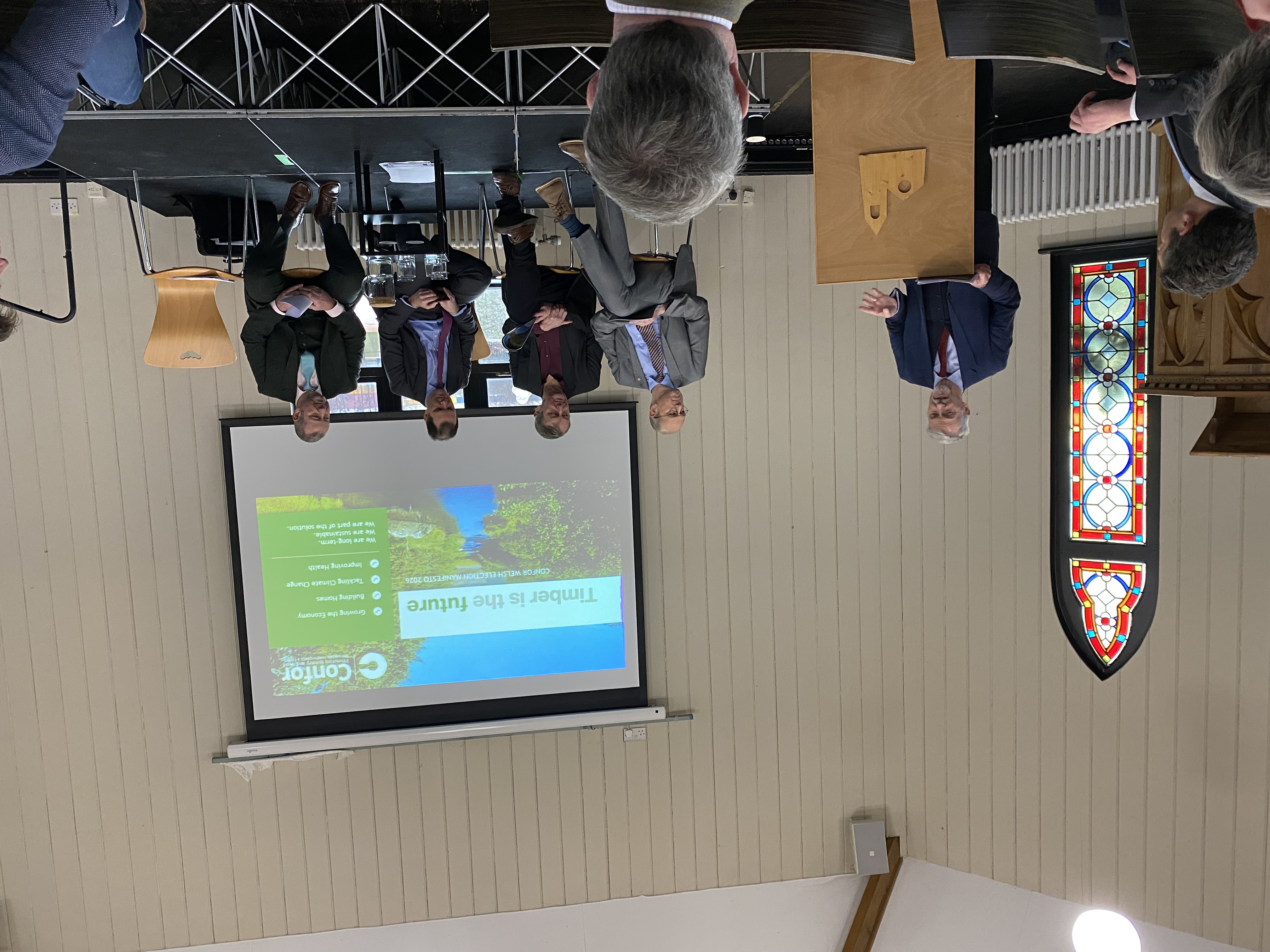 Wales Deputy First Minister and party representatives