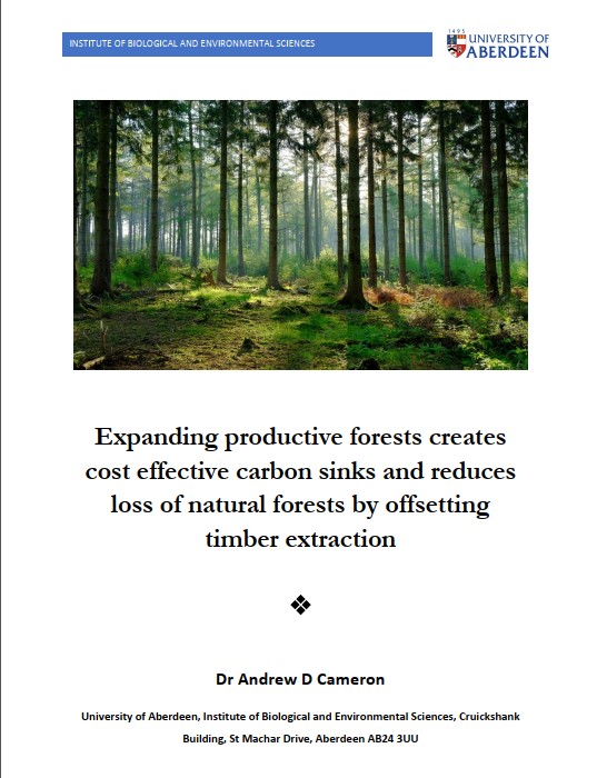 Productive forests and climate change mitigation - Andrew Cameron