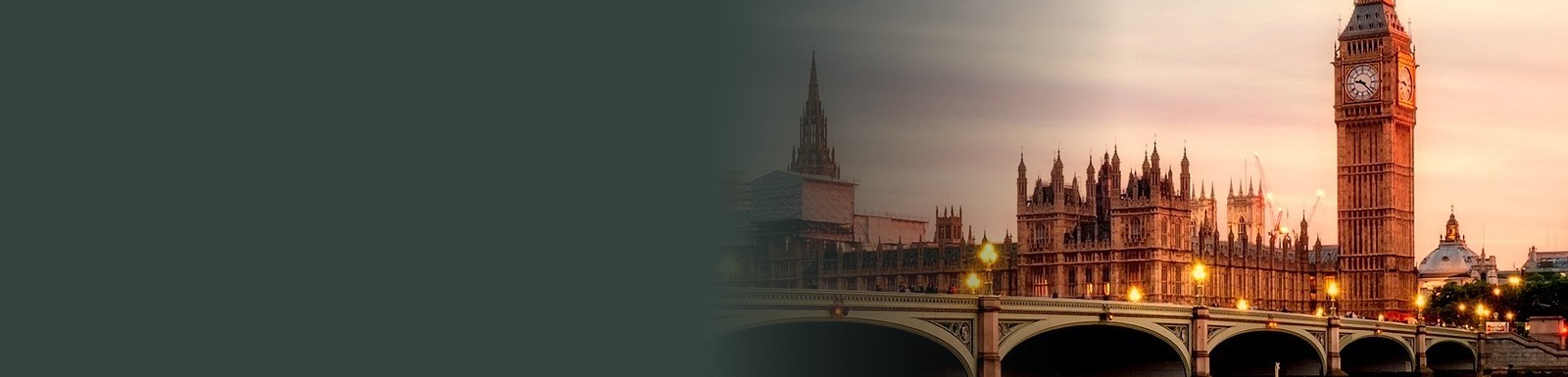 Grey gradient over London skyline