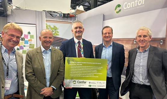 Andrew Henry, David Robertson, David Smith MP,  Stuart Goodall & David Leslie