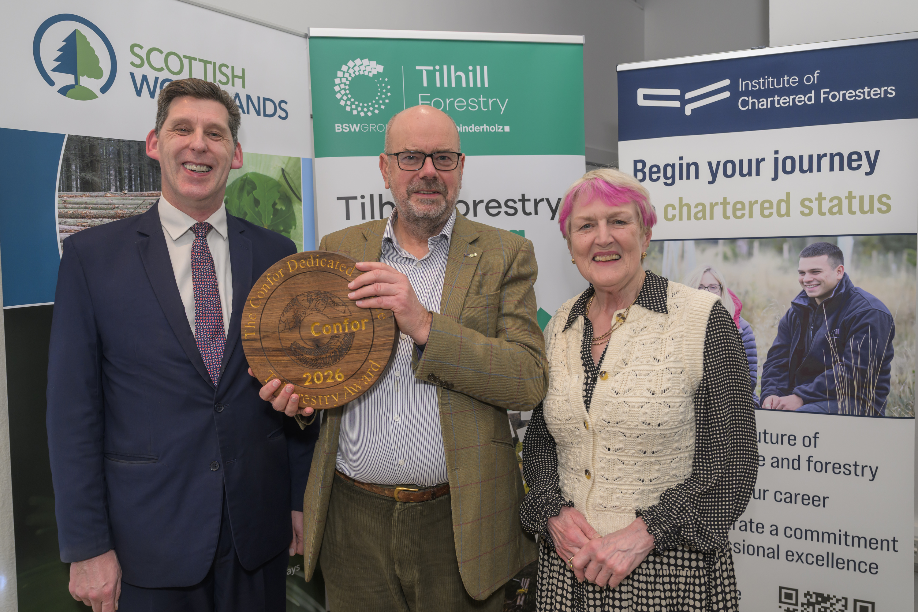 Lord Duncan, David Edwards and Baroness Young
