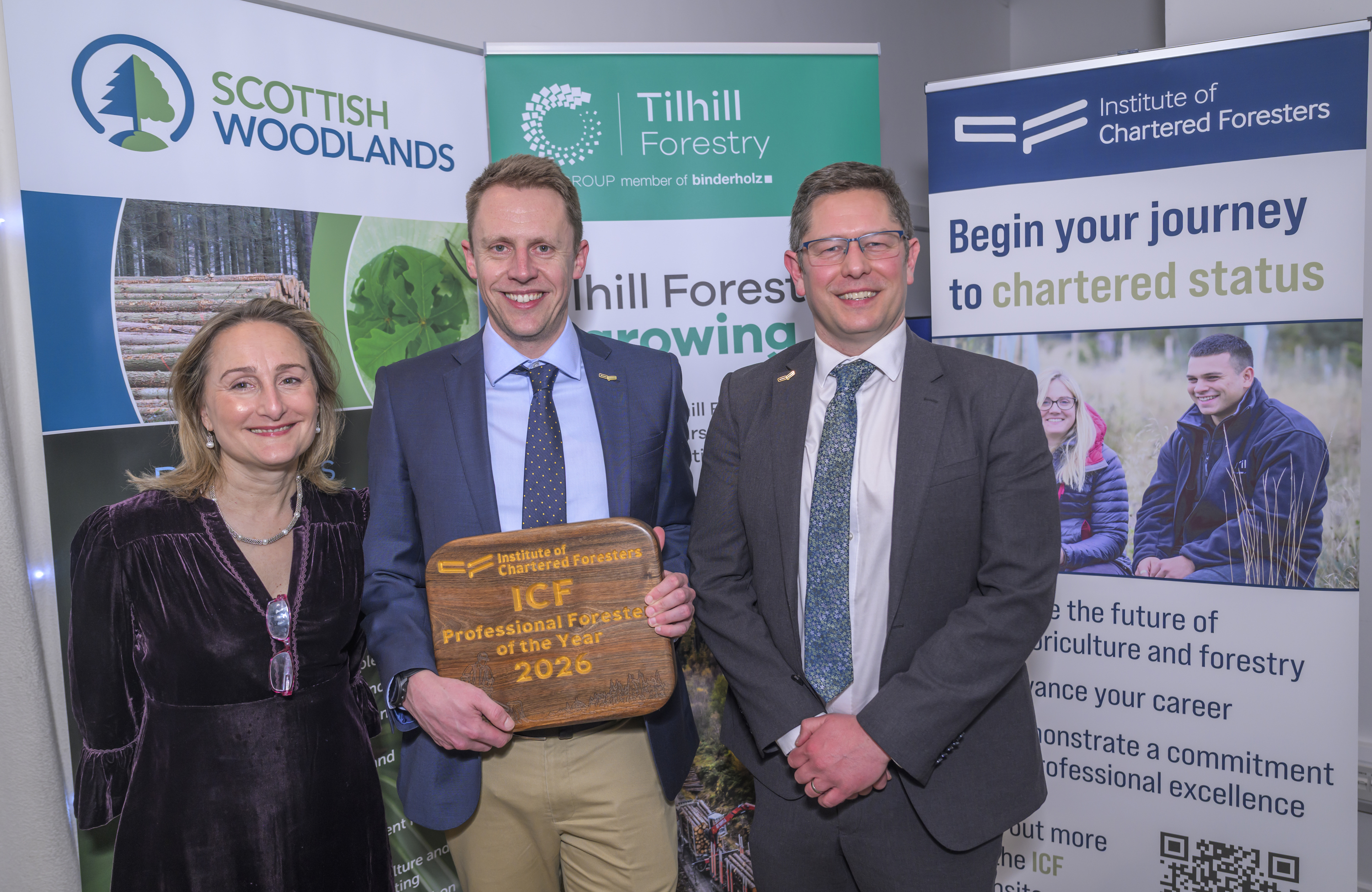 Louise Simpson, Tom Coates MICFor & Andrew Sowerby FICFor